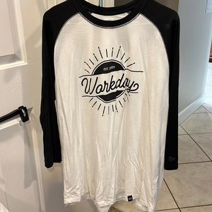 New Era 3/4 length sleeve, T-Shirt. Size XL